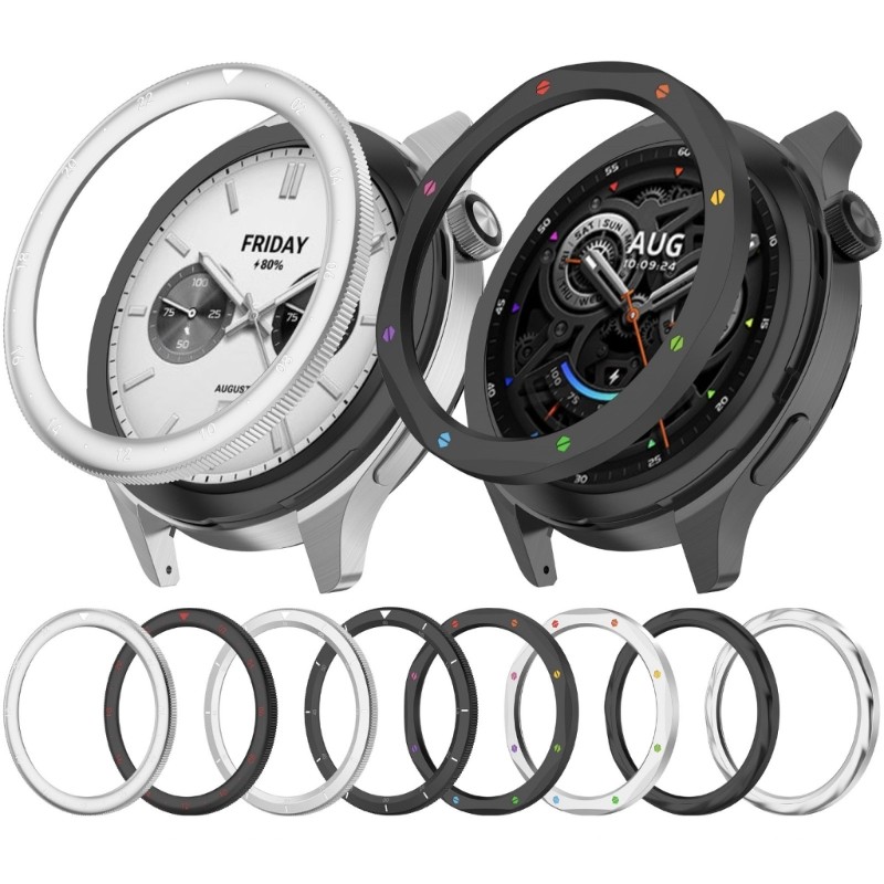 HIk อัพเกรดเหล็ก BEZEL เปลี่ยนโลหะ BEZEL Elegant Bezel สําหรับสมาร์ทวอทช์ 3 4