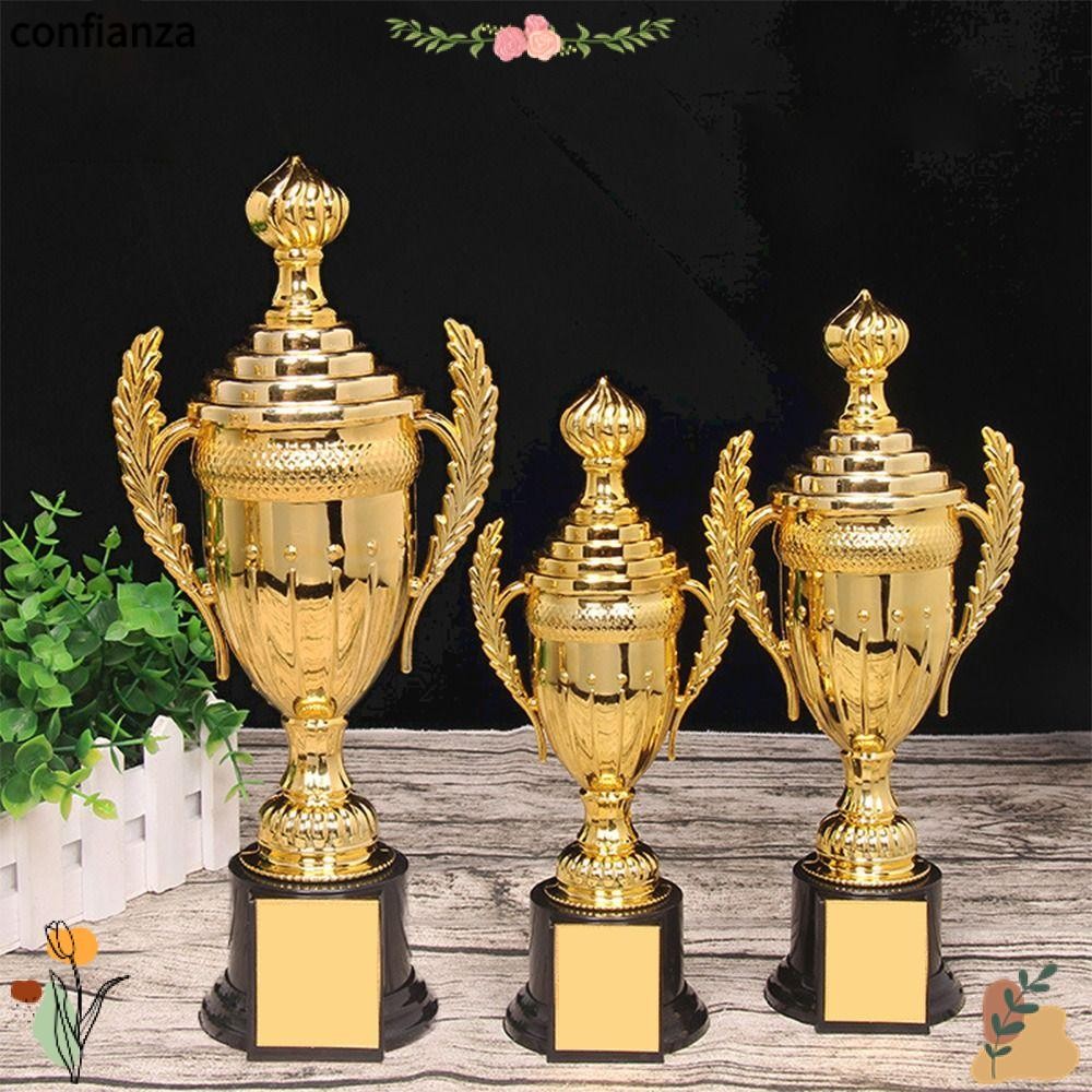 รางวัลถ้วยรางวัล CONFIANZA รุ่นพลาสติกเด็กถ้วยเล็กรางวัลทองโรงเรียนรางวัลซัพพลายการแข่งขันฟุตบอลหัตถกรรมของที่ระลึกทีมการแข่งขันกีฬา