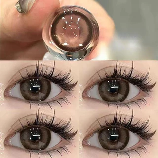 （COD）-100~-800 คอนแทคเลนส์สีคู่ขนาด คอนแทคเลนส์ คอนแทคเลนส์สี คอนเทค mini รายวันYXYJ1102