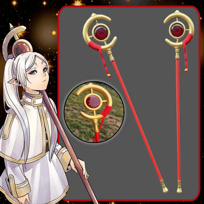 Frieren Cosplay Anime Frieren: Beyond Journey's End Frieren Cosplay Weapon Props Frieren Magic Wand 