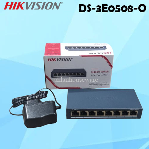 HIKVISION DS-3E0508-O สวิตช์ Gigabit 8-Port