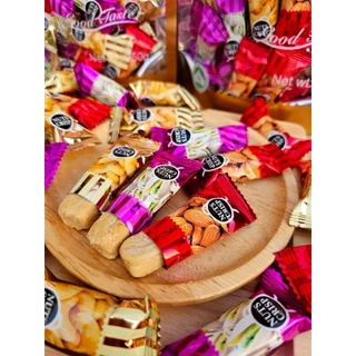 NUTS CRISP ขนมถั่วตุ๊บตั๊บไฮโซ ถั่วชั้นดีอัดแท่งแสนอร่อย มีส่วนผสมของถั่ว 3 ชนิด 120-250กรัม