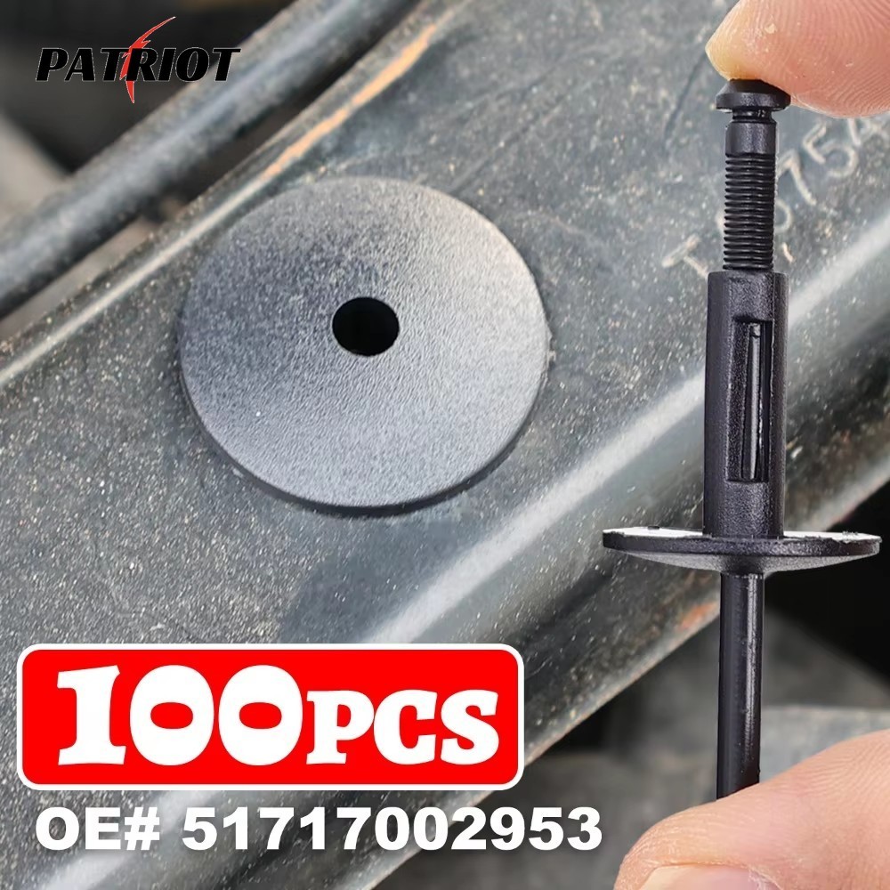 20-100pcs พลาสติก Pop Blind Rivets - สําหรับ BMW X1 E84 F48 F49 X3 E83 X5 E5 - ล้อ Arch ด้านข้างกระโ