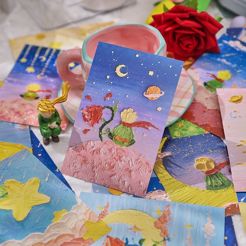 💥พร้อมส่ง💥The Little Prince 小王子 30ชิ้น/1ชุด  เจ้าชายน้อย POSTER Postcard วอลเปเปอร์กระดาษการ์ด