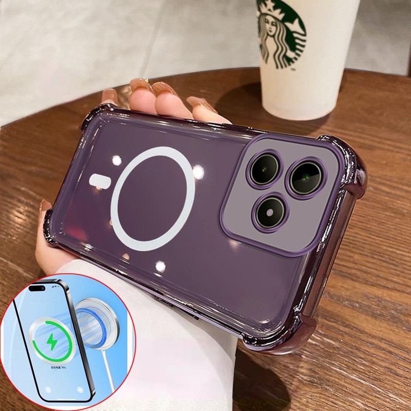 ปลอก realme C53 5g 2023 realme c51 realme note 50 5g 2023 เคสโทรศัพท์เคสนิ่มซิลิโคนกันกระแทกดีไซน์ใหม่หรูหราโปร่งใสสี่มุมเคสป้องกัน SJBSWX01 - รูปที่ 5