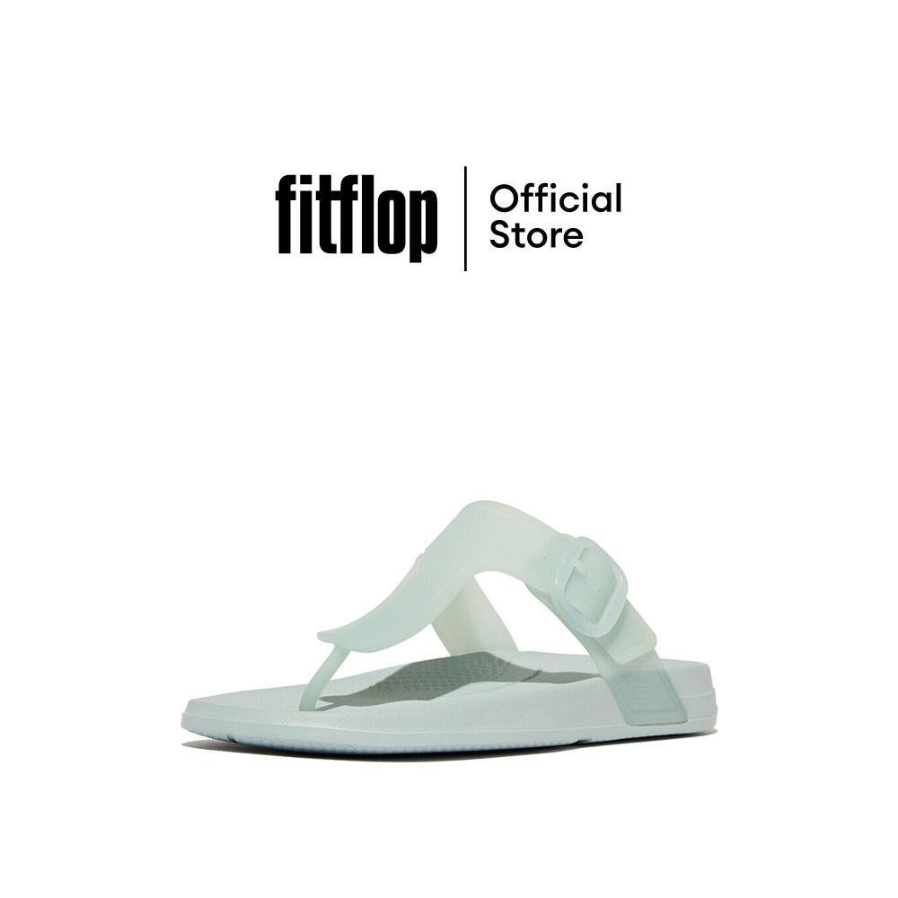 FITFLOP IQUSHION TRANSLUCENT ADJ. รองเท้าแตะผู้หญิง รุ่น IC3-B69 สี MINT BLUE