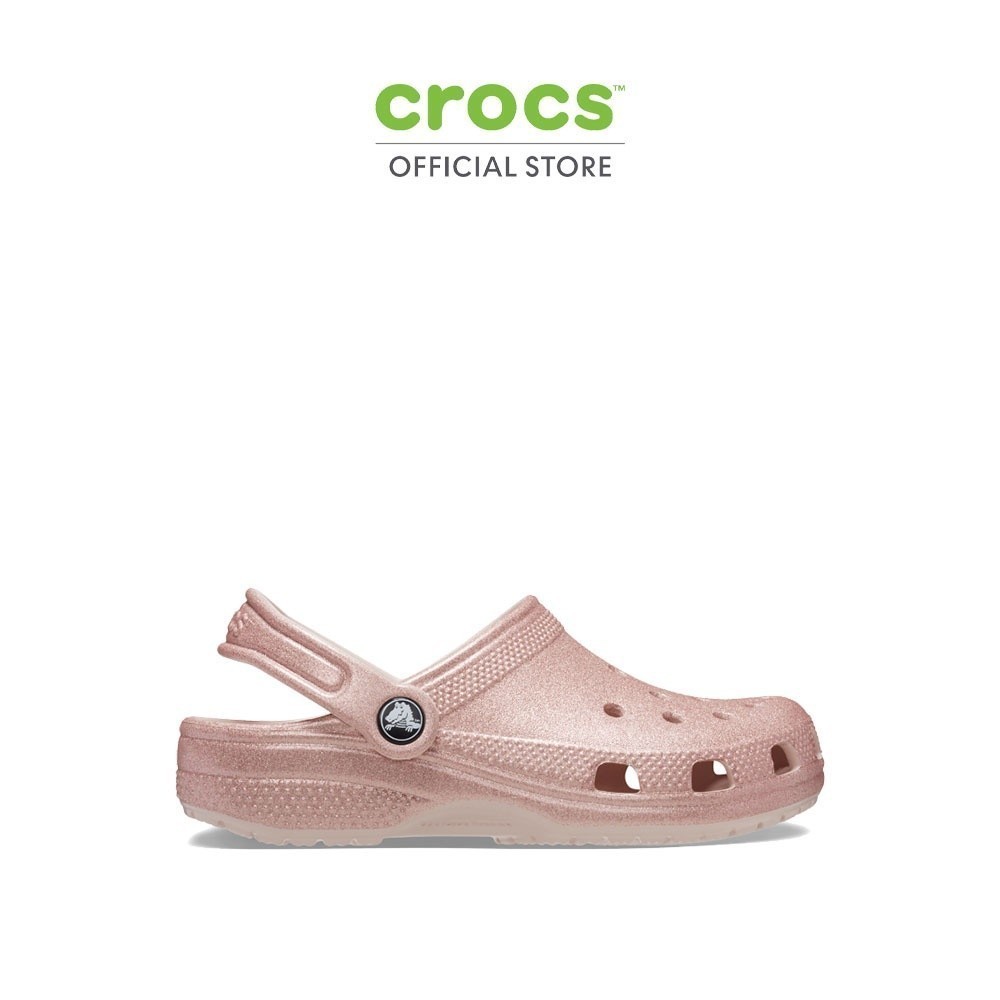 CROCS รองเท้าลำลองเด็ก CLASSIC GLITTER CLOG รุ่น 2069936WV - QUARTZ GLITTER