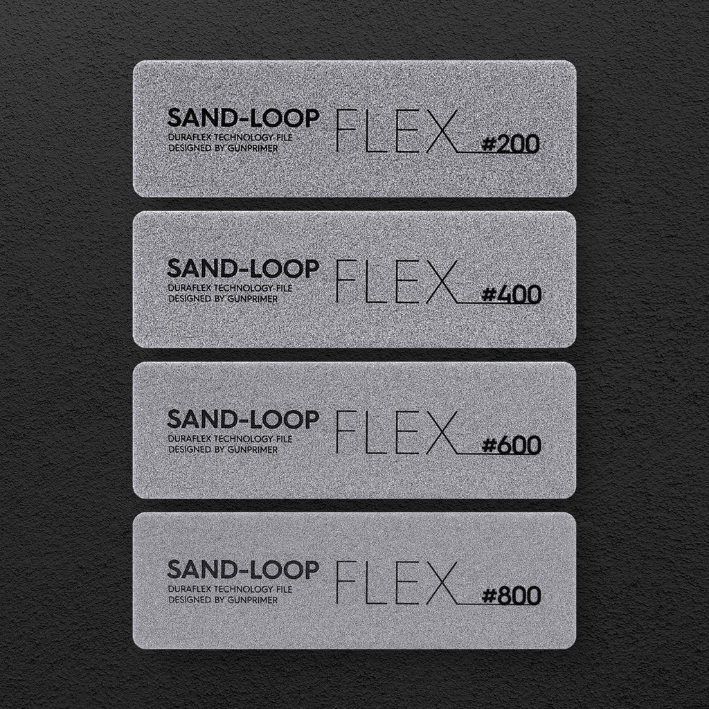 SAND-LOOP FLEX (3 ชิ้น) By GUNPRIMER กระดาษทรายสำหรับวัสดุโค้งงอ