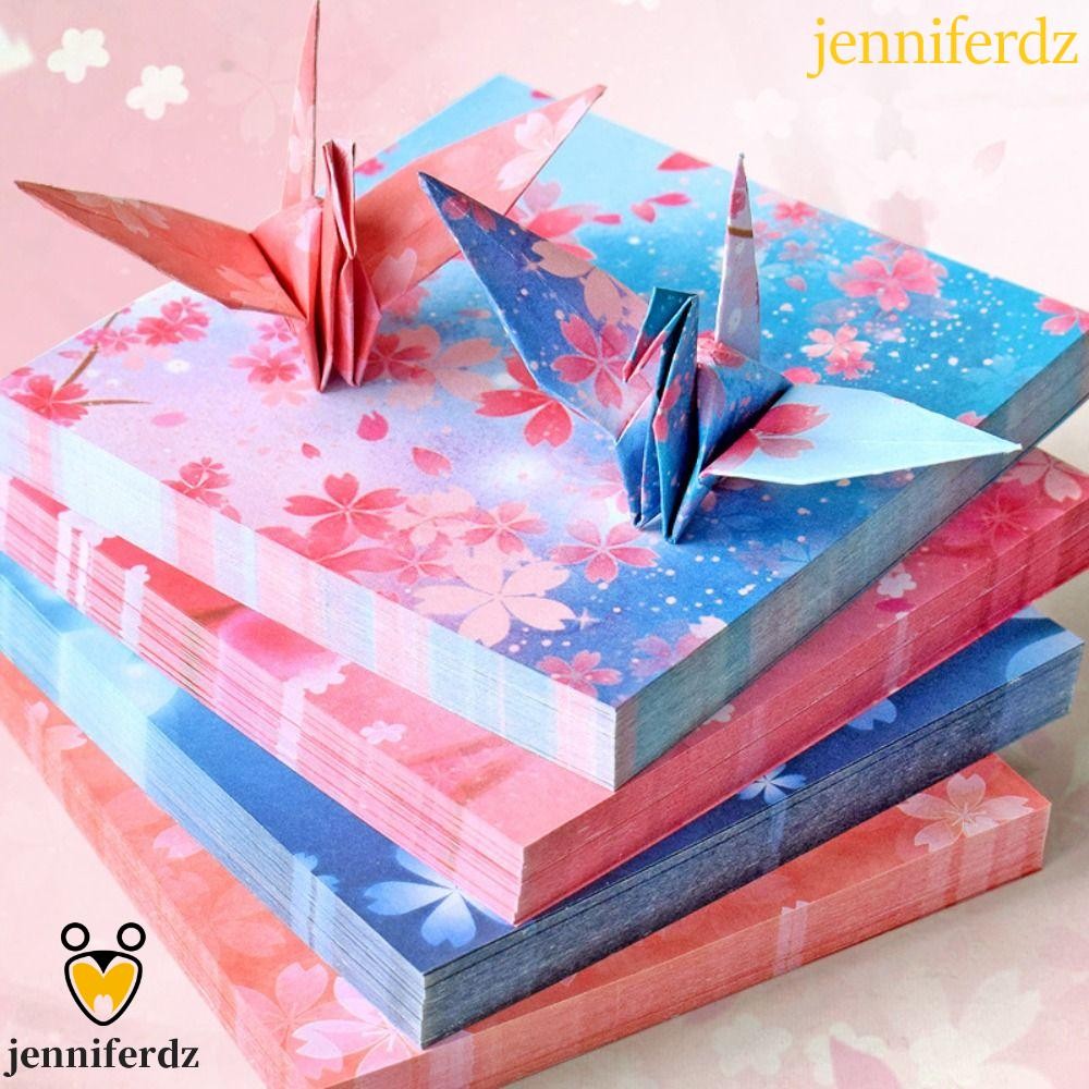 Jenniferdz กระดาษ Origami Handcraft DIY Sakura Square Galaxy Starry Pattern Craft paper
