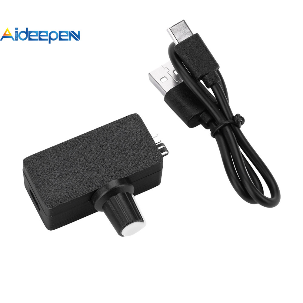 Aideepen PWM ความเร็วพัดลม 4Pin ​​คอนโทรลเลอร์ TYPE-C แหล่งจ่ายไฟ USB DIY ระบายความร้อนด้วยน้ํา