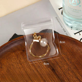 (โซ่ฟรี) กระเป๋าซิปล็อคพีวีซี อุปกรณ์เสริม DIY พร้อมถุงเก็บรู ของขวัญปีใหม่