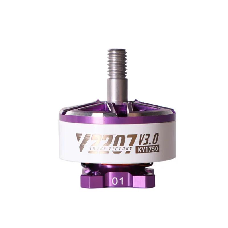 ใหม่ล่าสุด T-MOTOR tmotor Velox V3.0 2207มอเตอร์แบบไม่มีแปรง6S 1750/1950/2050KV 4S 2550KV สำหรับ FPV