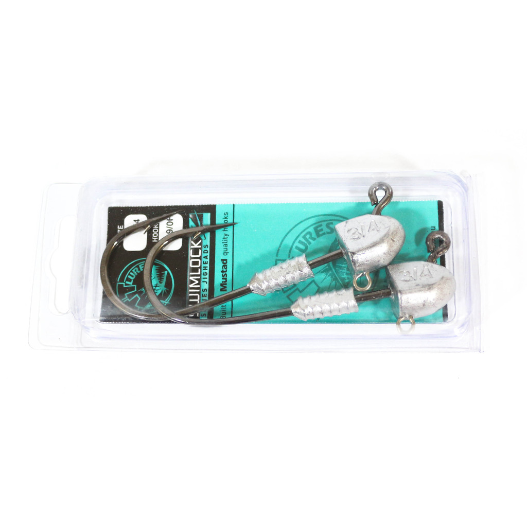 Tackle Tactics TT Swimlockz HD Jig Head 3/4 oz 9/0 2/แพ็ค (4044)