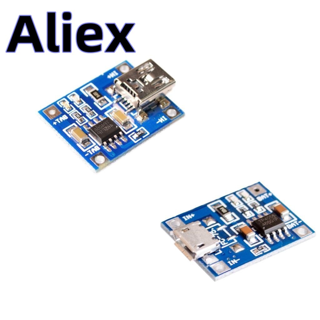 TP4056 1A แท่นชาร์จโมดูลแบตเตอรี่ลิเธียม DIY Mini USB Port MICRO USB
