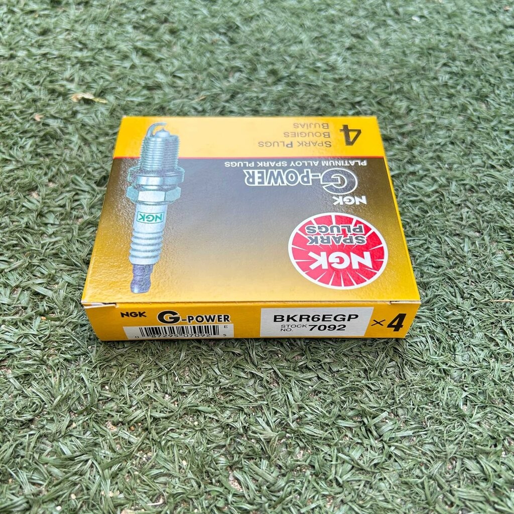 หัวเทียนเข็ม NGK BKR6EGP 1กล่อง4หัว แท้