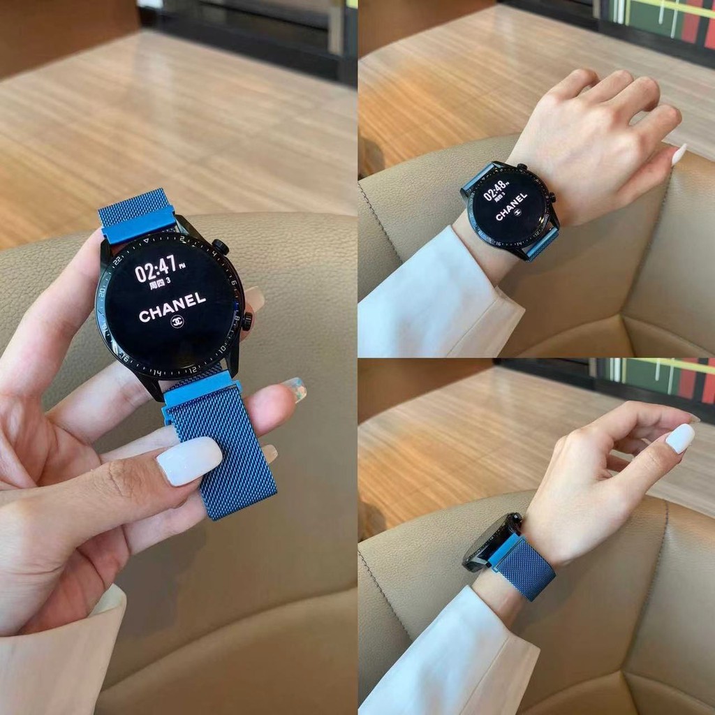 สายนาฬิกาสำหรับ garmin 55 245 165 255 245music 158 venu Sq2 vivoactive3/5สายนาฬิกา20mm22mmแบบสแตนเลส