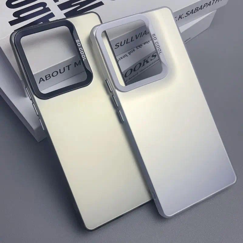 สําหรับRealme C63 Realme Narzo N63 Realme C63 Narzo N63 กรณีLuxury METALLIC AuroraผิวสีเมทัลลิคMatte