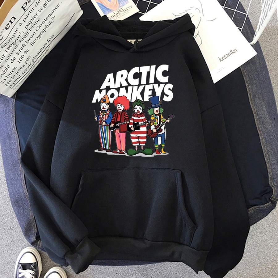 เสื้อฮู้ดแขนยาว Rock Band Arctic Monkeys Hoodies ผู้ชาย เสื้อผ้าเสื้อกันหนาววอร์ม M-3XL