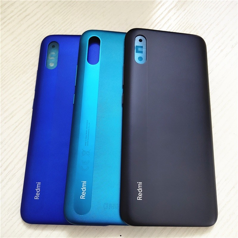 สําหรับ Xiaomi Redmi 9A ฝาหลังด้านหลังประตูสําหรับ Redmi 9A ฝาครอบแบตเตอรี่