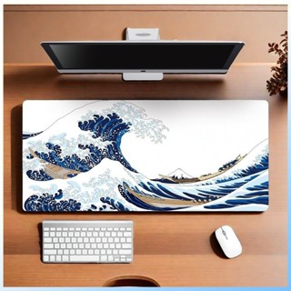 แผ่นรองเมาส์ ขนาด  Mouse pad แผ่นรองเมาส์แบบสปีด รูปแบบคลื่น…