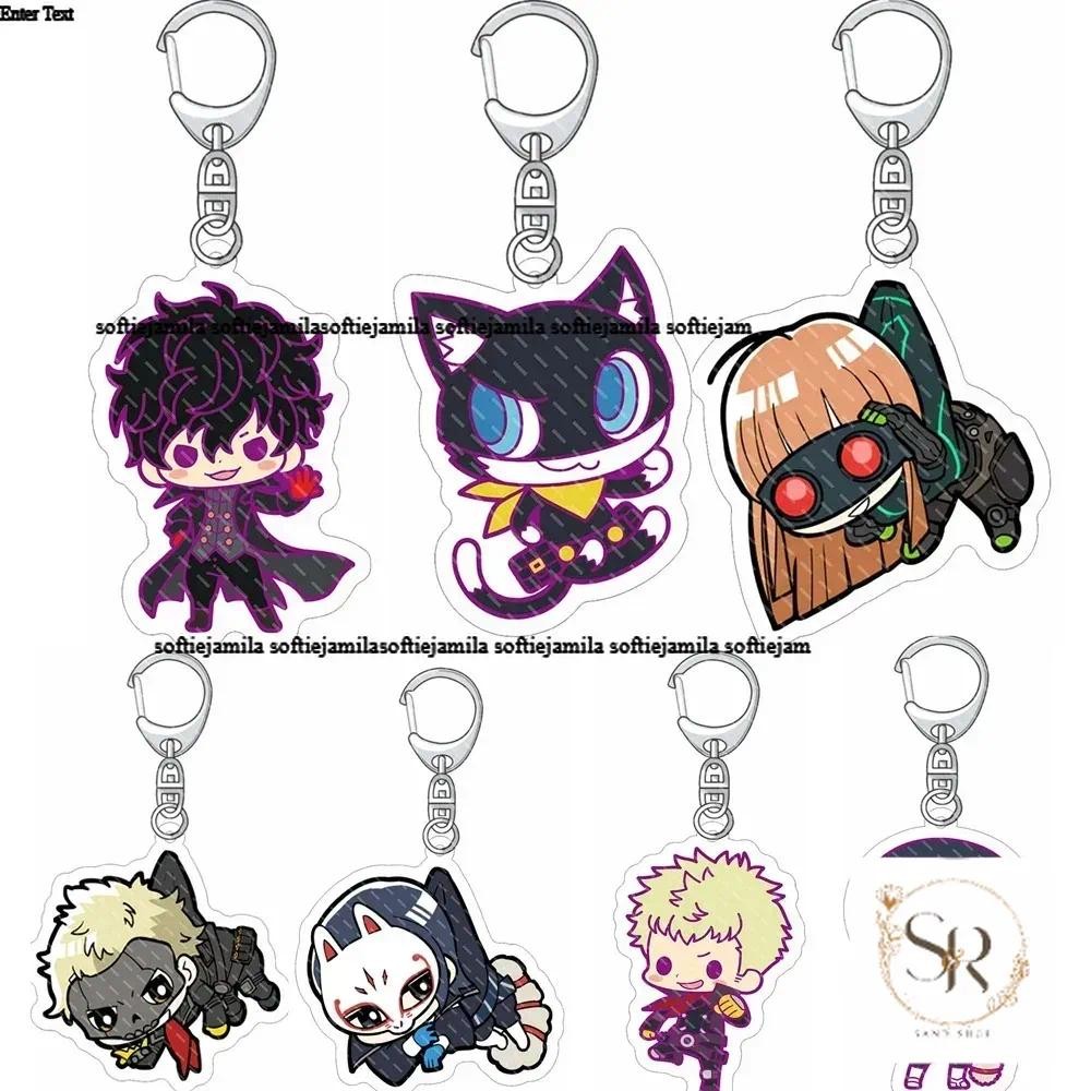 รุ่น Q พวงกุญแจอนิเมะ GORO akechi Anne takamaki nikoto niijima Futaune