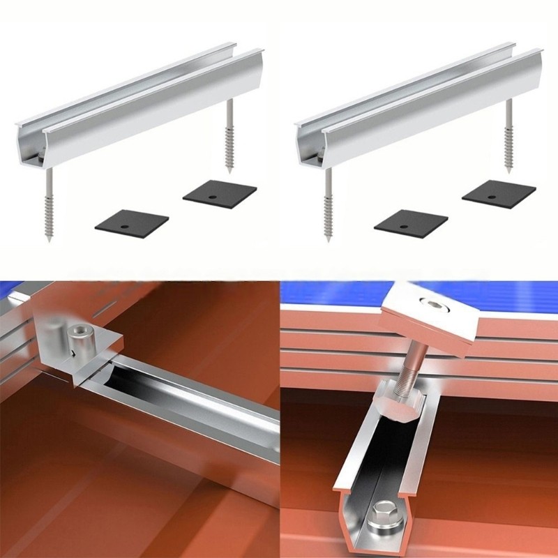 ชุดแผงโซลาร์เซลล์ 6 PCS สำหรับหลังคาแบนและเรือยอร์ช