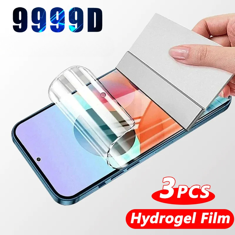 RedMagic7 10Pro 9SPro 8Pro 3 ชิ้น 9999D HD Clear Soft Hydrogel ฟิล์มสําหรับ RedMagic 10 10S 9S 9 8s 