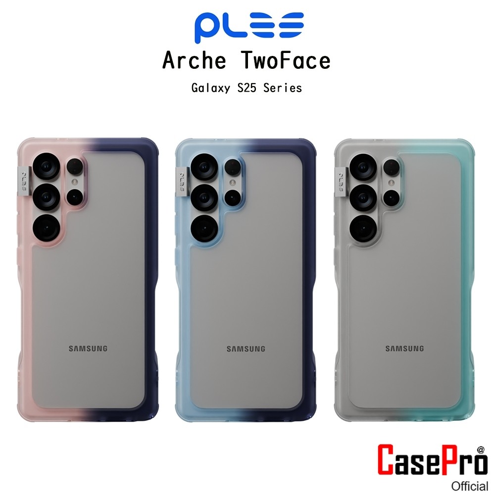 PLES Arche TwoFace เคสกันกระแทกเกรดพรีเมี่ยมจากเกาหลี เคสสำหรับ Galaxy S25/S25Plus/S25Ultra(New)