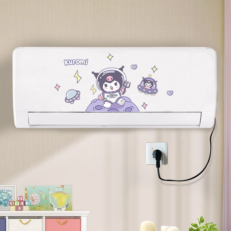 SANRIO คุโรมิ สติ๊กเกอร์ตกแต่งเครื่องปรับอากาศแบบแขวน ห้องซานริโอ้ ห้องนอน เช่า ปรับปรุงบ้าน วอลล์เปเปอร์ ตัวเอง-กาว