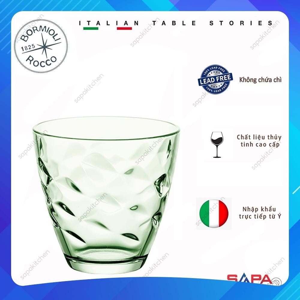 ถ้วยแก้วฟลอร่า 26cl สีเขียว