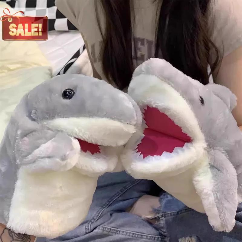 บล 22 เซนติเมตร ตุ๊กตาน่ารัก หุ่นมือถุงมือสัตว์ ถุงมือตุ๊กตาเด็ก ของขวัญวันเกิด