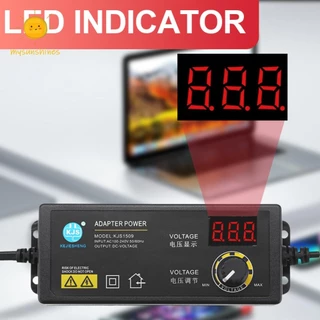AC/DC 3V-36V อะแดปเตอร์ ปรับโวลท์ได้ Adapter พร้อมหน้าจอแสดงผล ปลั๊กแบบสหรัฐอเมริกา