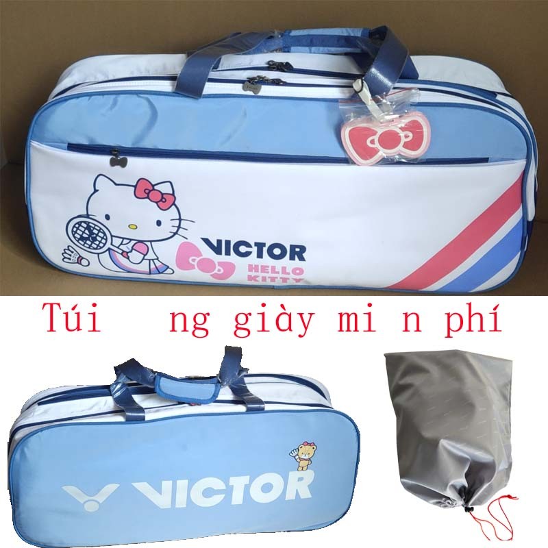 VICTOR VICTOR VICTOR HELLO KITTY HELLO KITTY Co-Branded กระเป๋าแบดมินตัน One Piece Snoopy Wickdo Ser