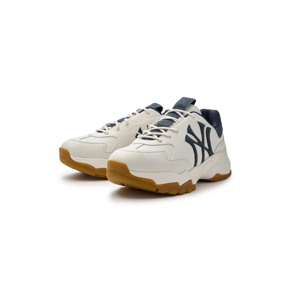 MLB รองเท้าผ้าใบ ยูนิเซ็กส์ Unisex Bigball Chunky Denim Window รุ่น 3ASHD045N 50NYS สีน้ำเงิน