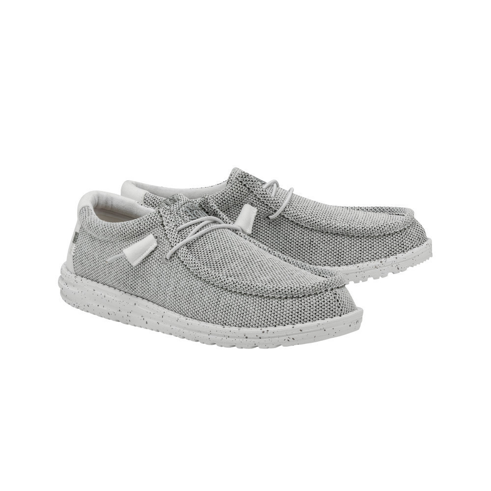 HEYDUDE รองเท้าลำลองผู้ชาย WALLY SOX รุ่น 40019-1KA - STONE WHITE