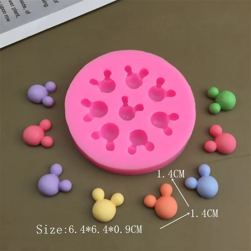 มินิรอบ/หัวใจ/ดอกไม้/ดาวรูปร่างแม่พิมพ์ซิลิโคน ทําเอง ฉ ออนดานท์ เค้กขอบเครื่องมือตกแต่งช็อคโกแลต กัมเพส เรซิ่นดินแม่พิมพ์ - รูปที่ 7