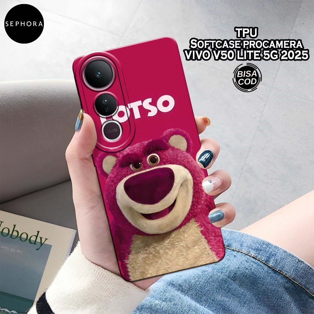 เคส HP ล่าสุด VIVO V50 LITE 5G 2025 - เคสแฟชั่นLotso - เคส VIVO V50 LITE 5G 2025 Softcase - เคสกล้อง