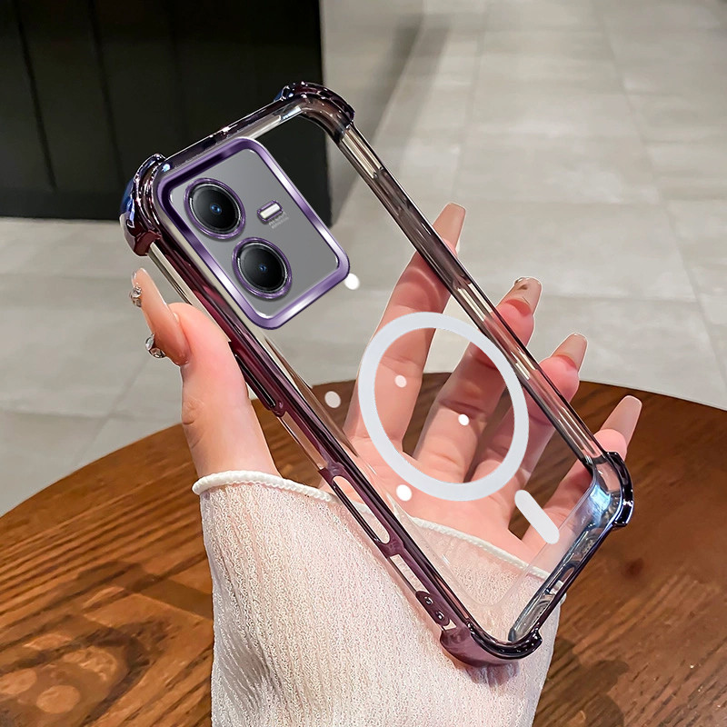 กันกระแทกCase สําหรับ Vivo Y22 2022 Y22S Y22T เคสโทรศัพท์ 2025 ใหม่การออกแบบแม่เหล็กความงามกรณี SZ15 - รูปที่ 3