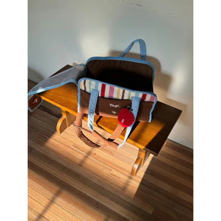 Tagi. Daily Stripe Pet Car Travel Bag กระเป๋าเดินทางในรถยนต์สําหรับสัตว์เลี้ยงลายทางทุกวัน