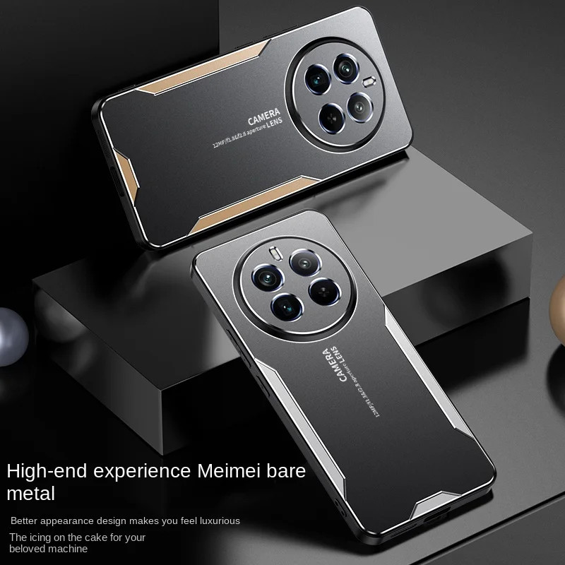 สําหรับOPPO Realme 12 Pro Plusกรณีอลูมิเนียม + PCกันกระแทกป้องกันปกหลังสําหรับRedlme 12 12Pro Plus S