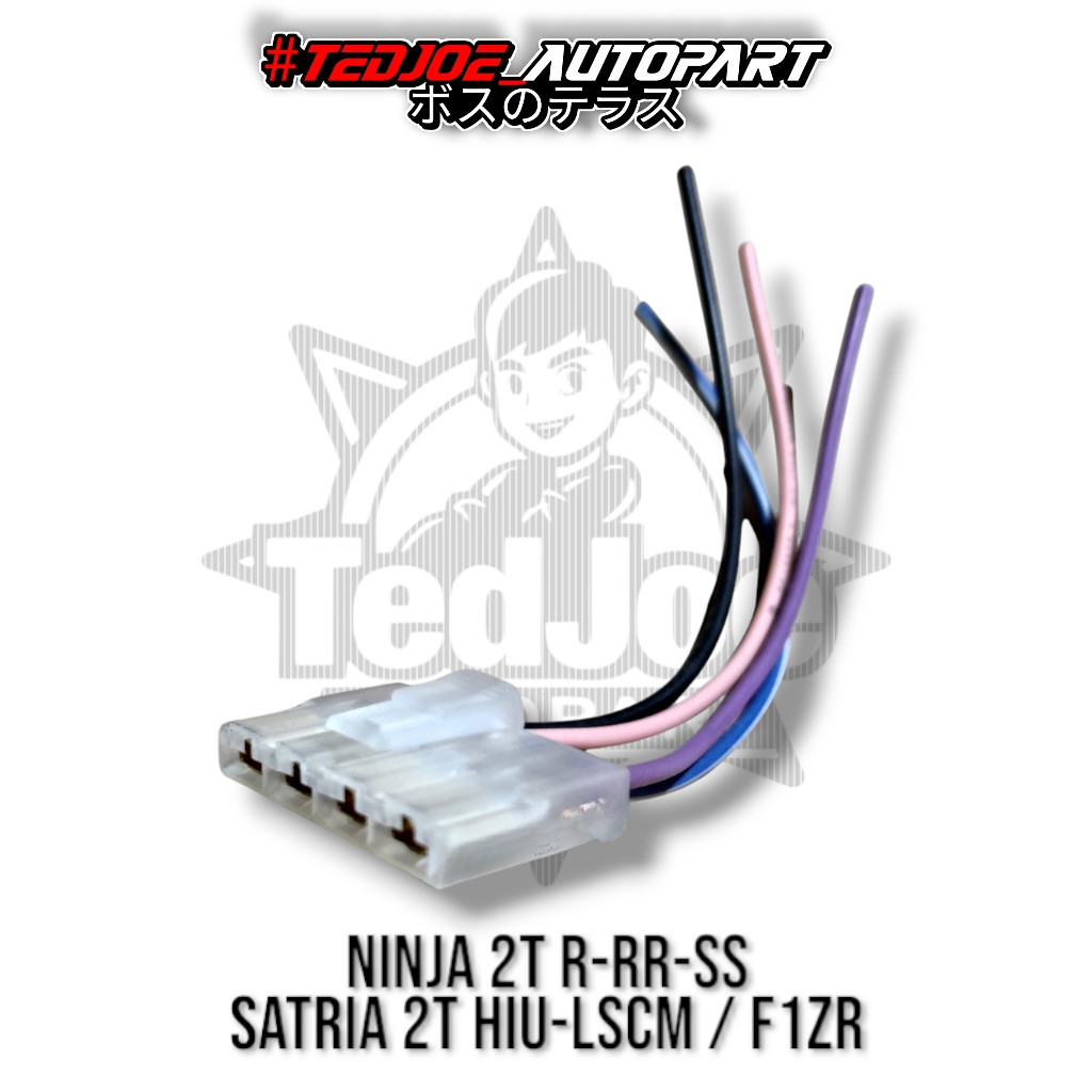 4 ขาแบนตัวควบคุม Kiprok ซ็อกเก็ตนินจา 2 จังหวะ R RR SS | F1ZR | ซาเทียร่า 2 จังหวะ ปลาฉลาม | ปลั๊กสา