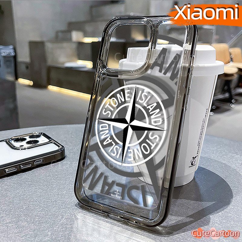Trends Stone Island PC Case Xiaomi 14T POCO X7 PRO M4 M6-Pro C65 F5 F4 12-LITE 13T Glossy Guys อะคริ