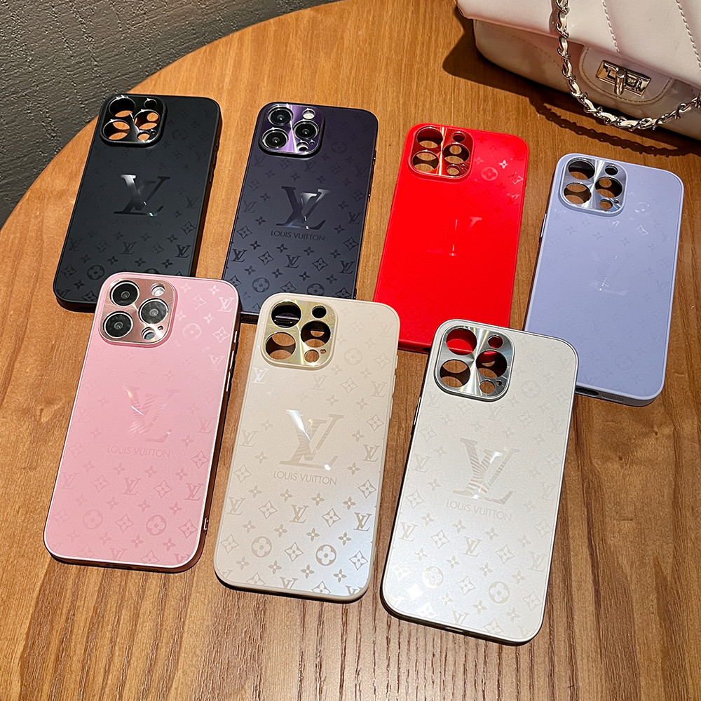 เคสโทรศัพท์เลเซอร์เงาเข้ากันได้กับ IPhone 16 17 Pro Max สําหรับ IP 12 13 14 15 Pro Max เลนส์กันกระแท