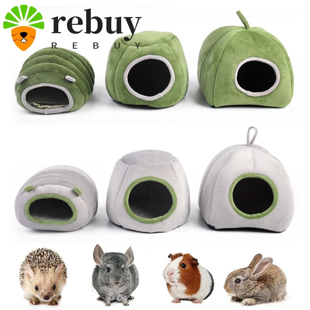Rebuy Cave Bed Ferrets Sugar Glider Warm Soft Cozy Guinea Pig เต็นท์สัตว์เลี้ยง