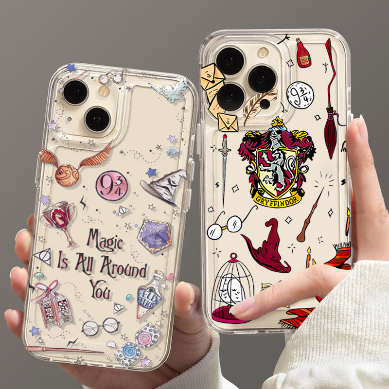 โปร่งใสเคสโทรศัพท์สําหรับ Redmi 14C 13 13C 12 Redmi หมายเหตุ 13 14 11 12 Pro Plus 12S 11S 10S 9S Magic Prop รูปแบบฝาครอบ