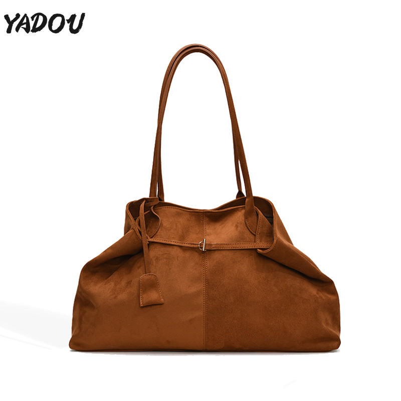 YADOU ใช่แล้ว กระเป๋าโท้ทที่ทันสมัยและหลากหลาย สันทนาการและขี้เกียจสไตล์ความจุขนาดใหญ่ไหล่ข้างเดียวกระเป๋าใต้วงแขน
