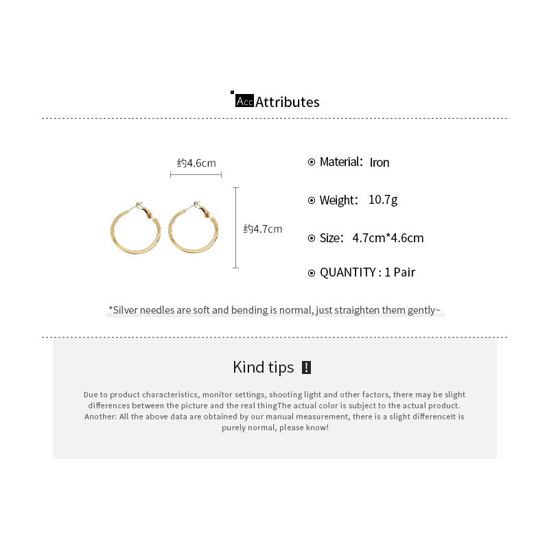 ต่างหูห่วงขนาดใหญ่แบบ matte textured gold ในสไตล์ minimalist chic เสริมความสวยงามในวัน.daily และ retro - รูปที่ 7