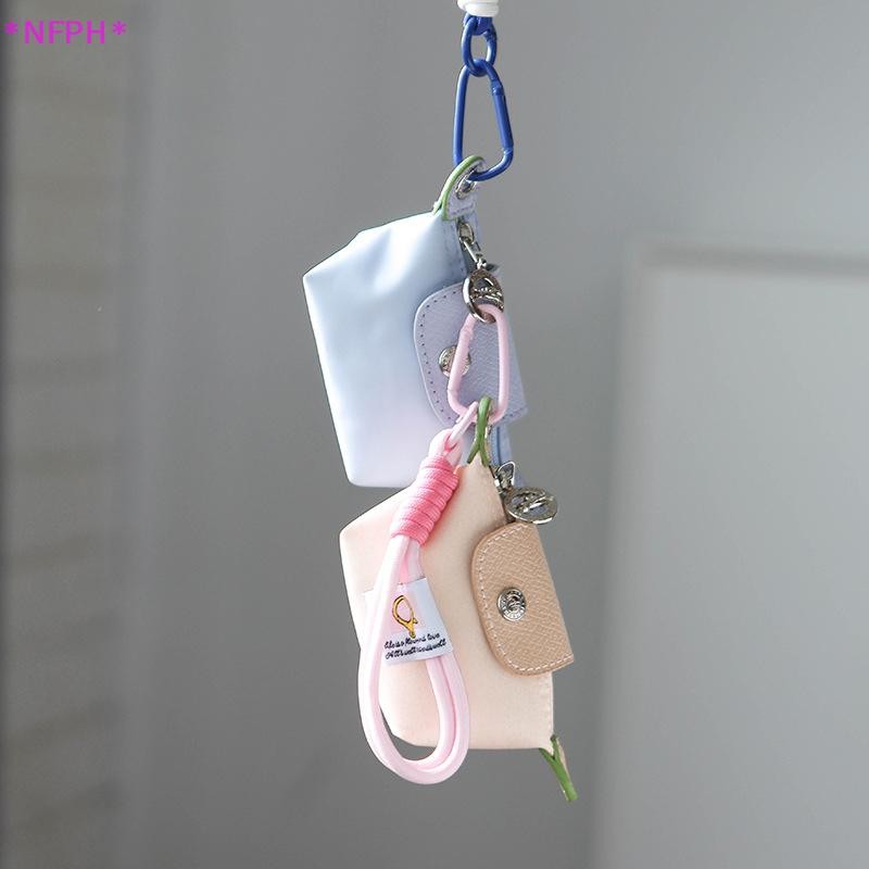 Nfph>มินิแบบพกพาหูฟังกระเป๋าน่ารักขนาดเล็กกระเป๋าเกี๊ยว Creative Lip Storage Bag al กระเป๋าใส่เหรียญของขวัญใหม่