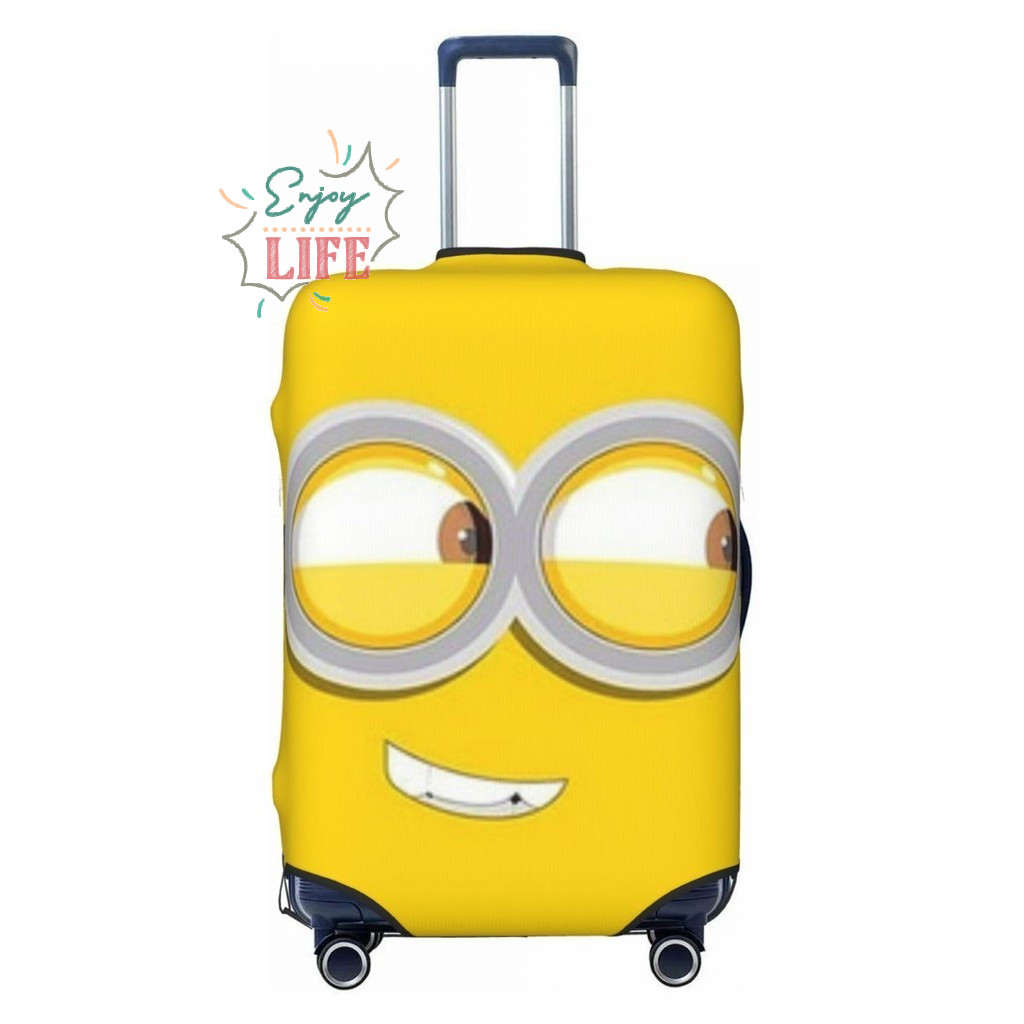 ผ้าคลุมกระเป๋าเดินทาง Minions ผ้าคลุมกระเป๋าเดินทางแบบล้างทําความสะอาดได้ N614 ราคา ถูกที่สุด ดีลบีเคเค แกลเลอรีภาพที่ 5