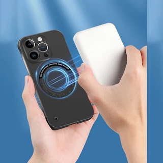 สําหรับ Xiaomi 12 12S 12T Pro Frameless ไร้สายชาร์จแม่เหล็ก Ultra Thin Matte โทรศัพท์ Hard Cover Case